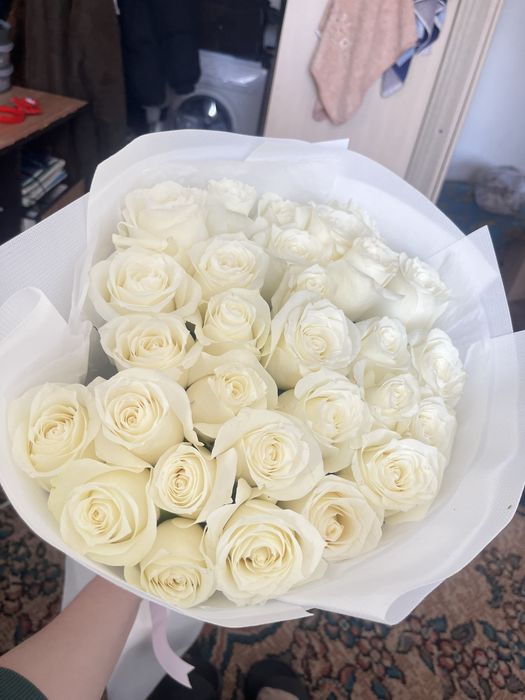 Красивый букет роз