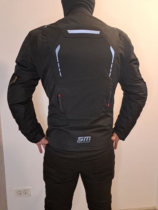 Geaca moto textil SM Master Black M, L, XL, 2XL, 3XL Noua!