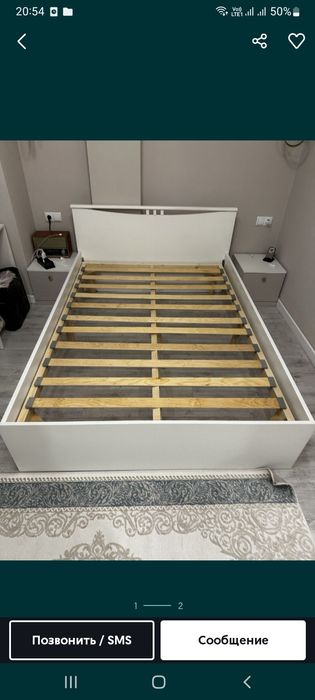 Сррчно двухспальная кровать