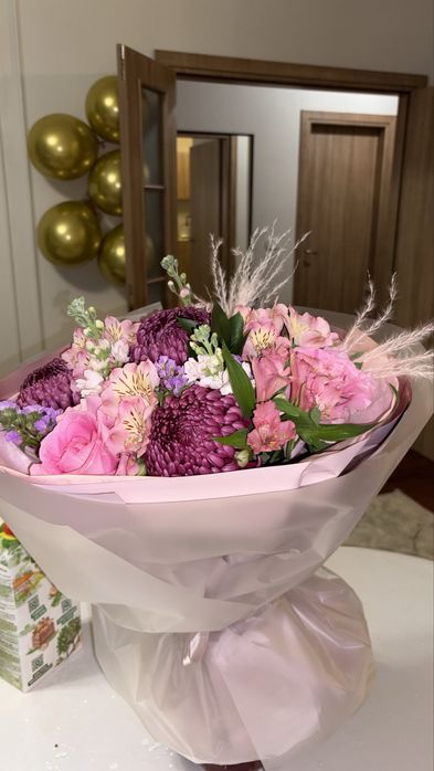 Цветы , харезантемы бигуди