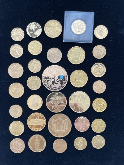 Златна монета, различни карати и тежина!