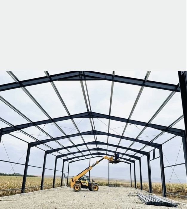 Vand hala metalica de 10 m x20 m x4 m din profil ipe de 180