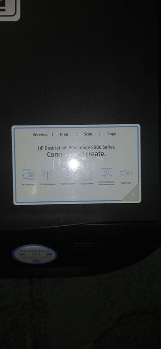Imprimanta hp 5075 display touch