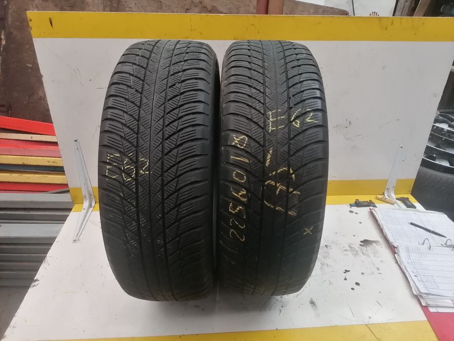 225/60/18 2*Bridgestone iarna 104h dot 2519.   4,,97mm