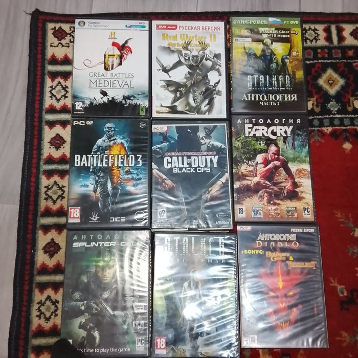 Игровые диски, Б/У.