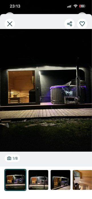 Sauna si ciubar jacuzii acrilic