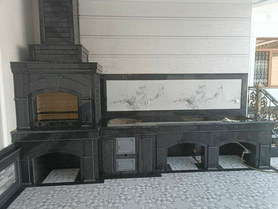 Кладка  Летние кухни. Очаги. Помпейская печь.Камин.