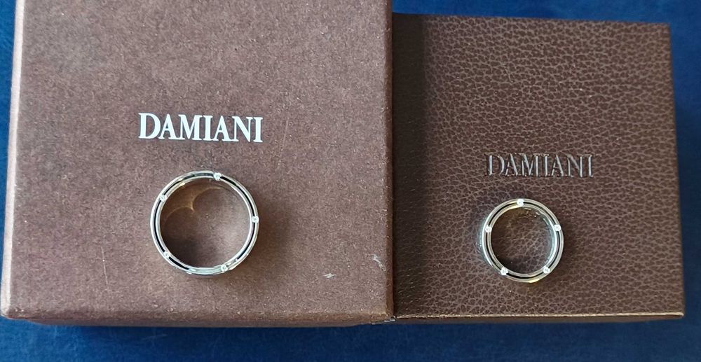 Два оригинальных кольца "Damiani"
