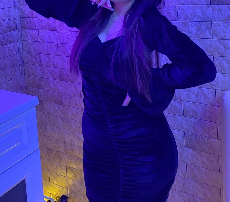 Платье вечерний, черный