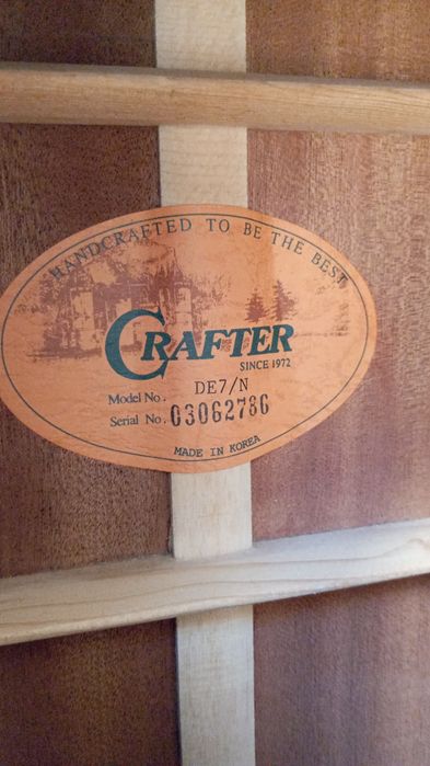 Chitara crafter Coreea electroacustica