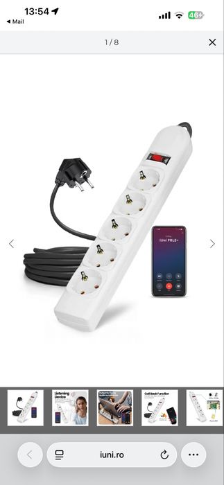 Microfon spion in prelungitor