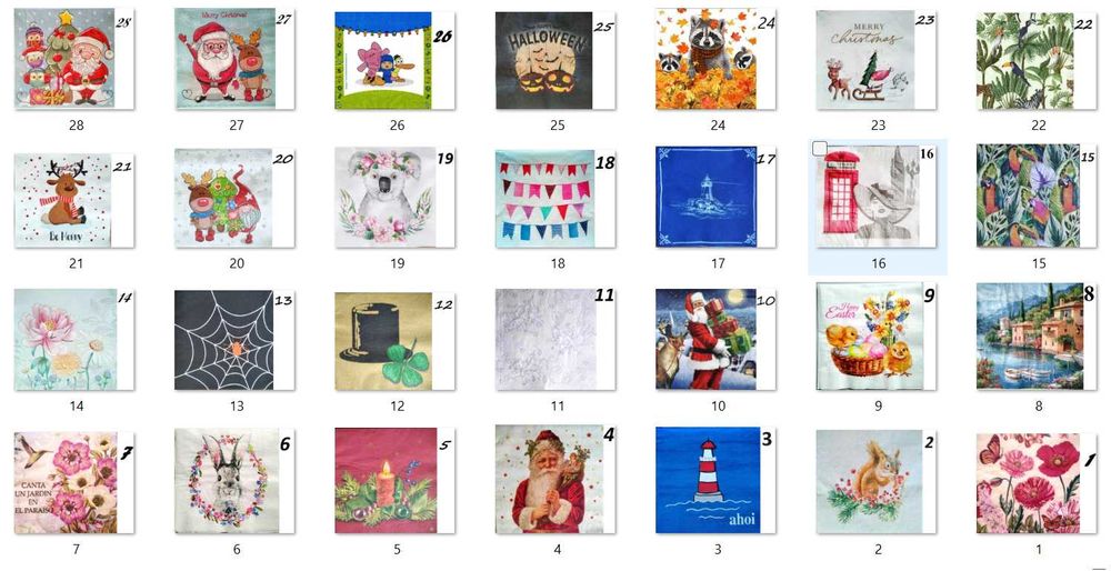 300 броя салфетки