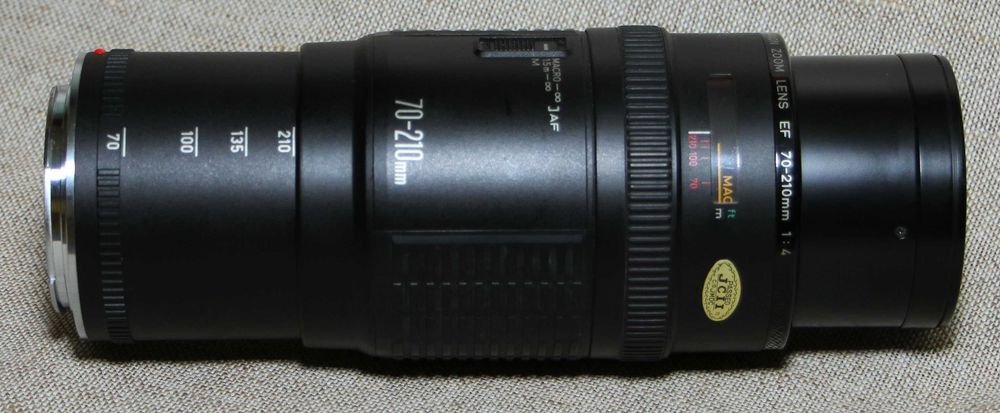 обектив Canon EOS EF 70-210mm, f4