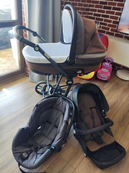 Количка CAM 3в1- летен кош, зимен кош, столче за кола