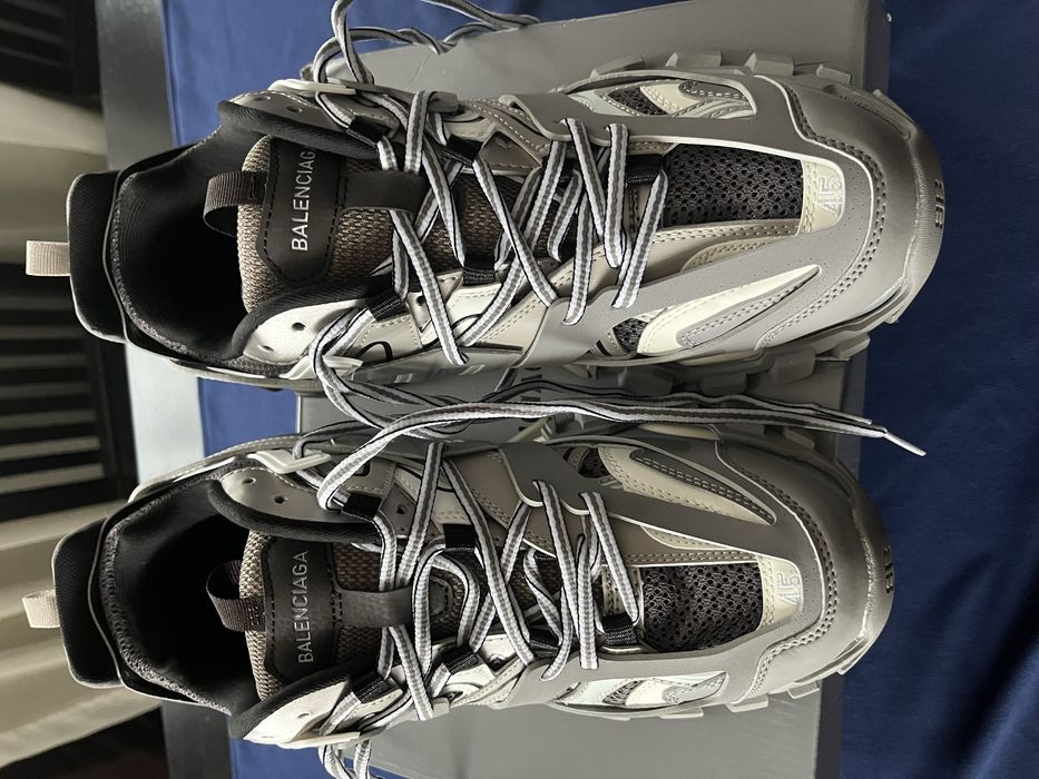 Pantofi Balenciaga Track Gri/Alb Bǎrbati premium