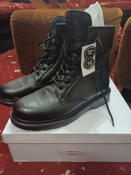 Дамски кубинки естествена кожа