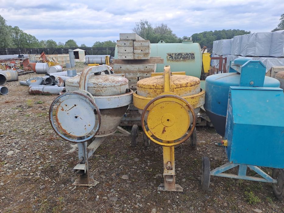 Pompă tencuit Continental, Turbosol, Betonieră, Clipper Bazin Motorina