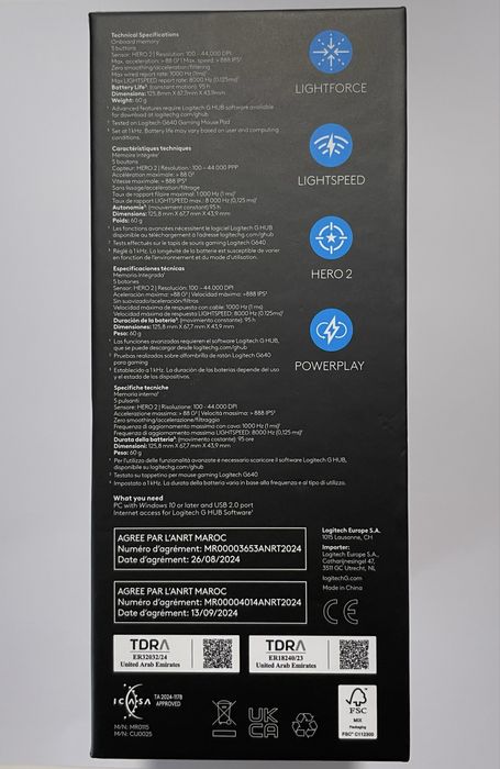 Logitech Pro X Superlight 2 DEX - Чисто нова, неразопакована