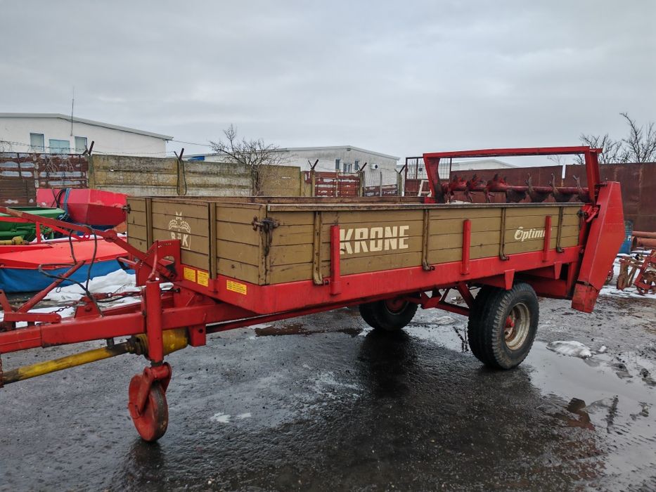 Remorcă împrăștiat gunoi MIG bălegar Krone Optimat 4.4tone