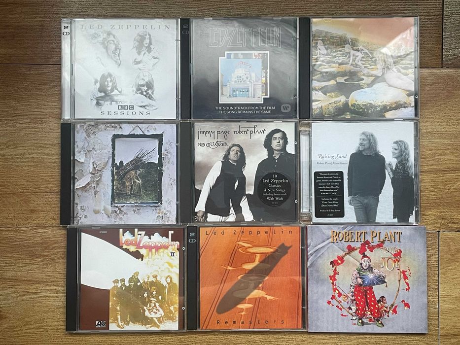 Colectie 9 CD-uri LED ZEPPELIN / ROBERT PLANT / Jimmy Page