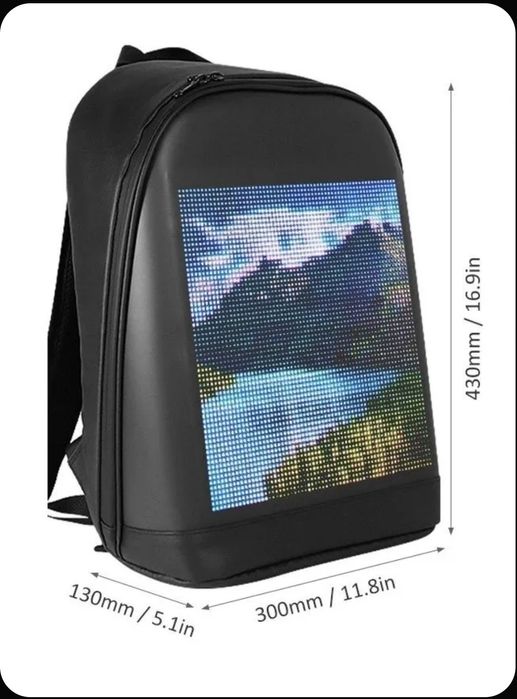 Лед рюкзак чёрного цвета. Новый