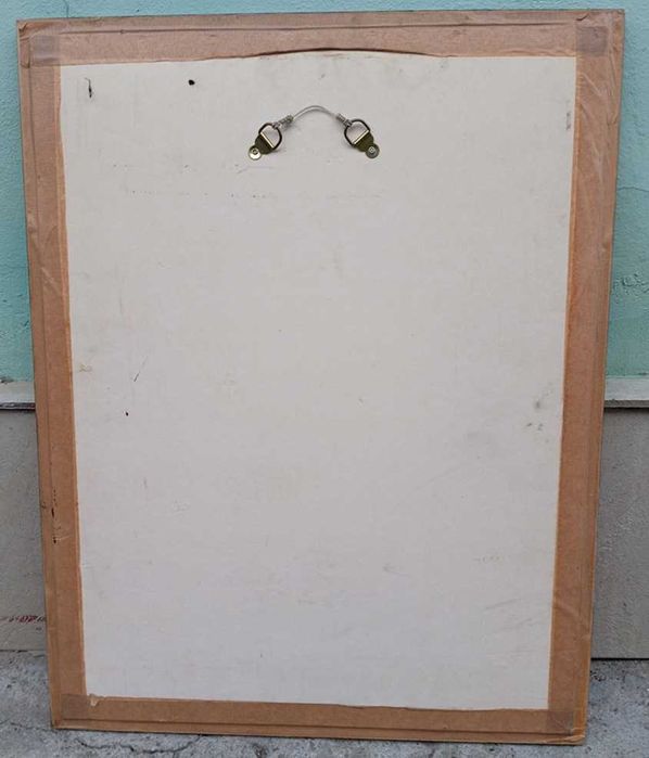 Tablou vechi - nud si cal - semnat R. Bachelet