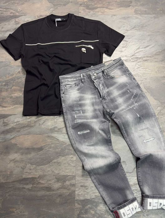 Премиум мъжки тениски KARL LAGERFELD | Топ качество на отлична цена