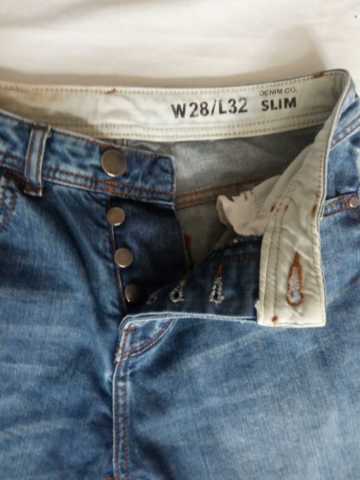 Джинсы мужские синие