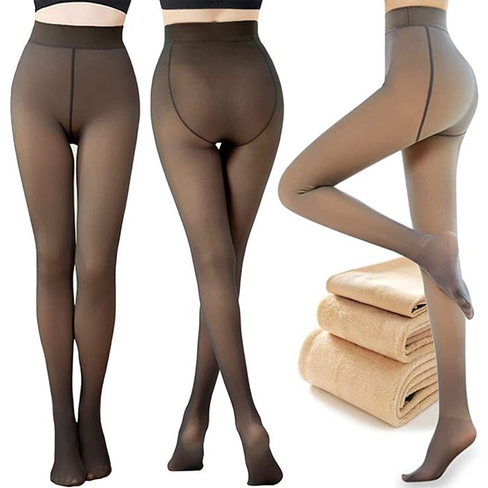 Dres fals-translucid pentru iarnă cu căptuseală pufoasă