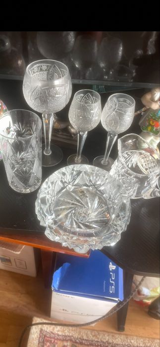 Bibelou China, scrumiera critstal gros