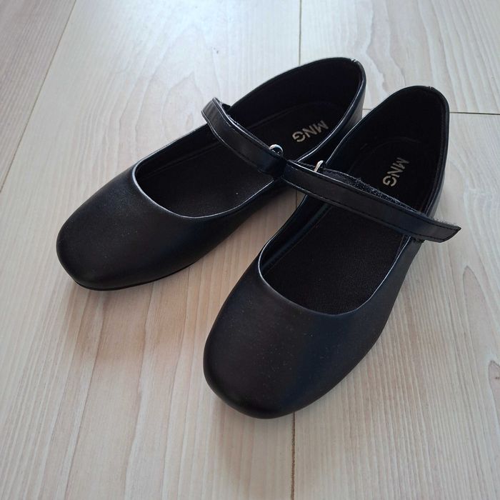 Детски официални черни балерини