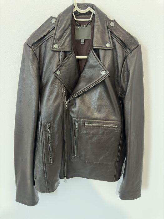 Geaca barbateasca de piele MUUBAA  otiginala matime L