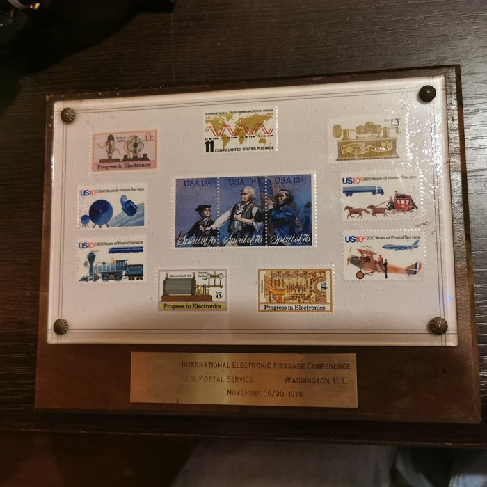 Rama cu timbre U. S. Washington D. C 1978