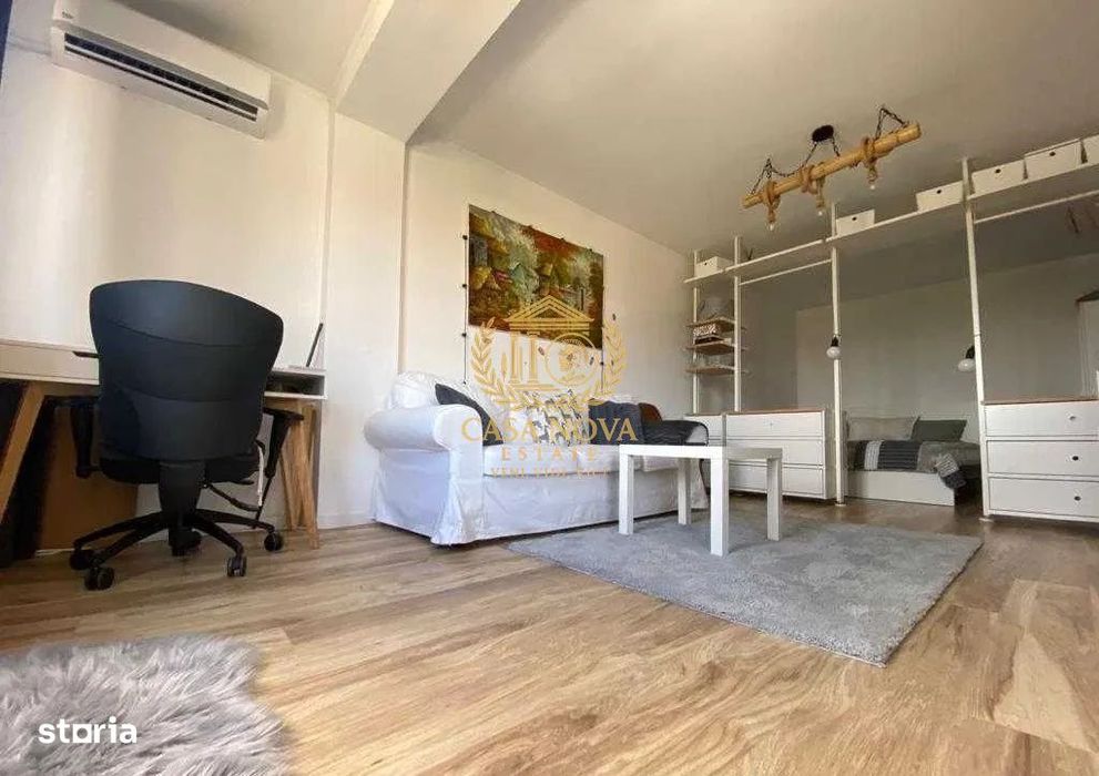 Apartament o camera, etaj intermediar, finisat modern — fotografia 1