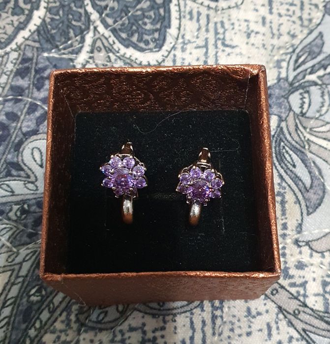 Серьги стерлинговое серебро