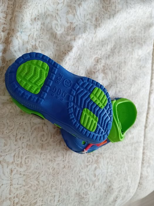 Papuci tip cros marimea 21, aprox. 13 cm