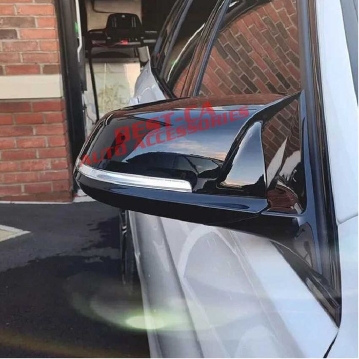 Capace oglinzi Batman M Style negru lucios BMW F01 F06 F07 F10 Face