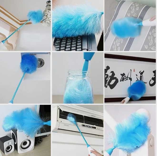 Вращающаяся щетка метелка для удаления пыли Spin Duster du40