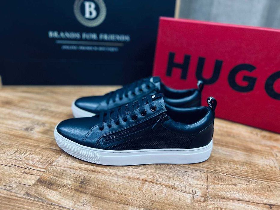 Hugo Boss мужские кожаные кроссовки РАЗМЕР 39