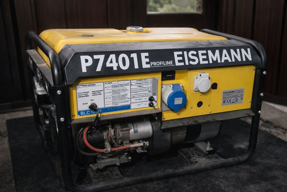 Бензиновый электрогенератор Honda p7401e+blc eisemann