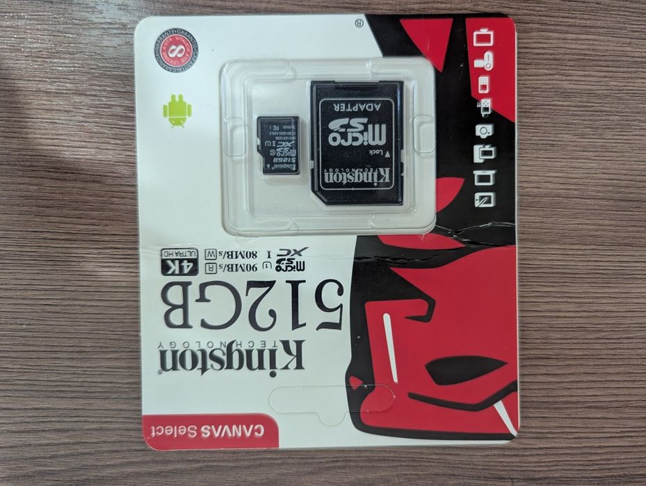 Карта памяти 512 gb Kingston