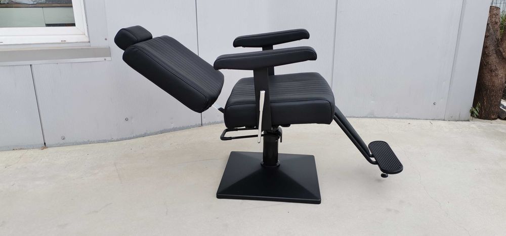 Scaun Frizerie piele eco Negru