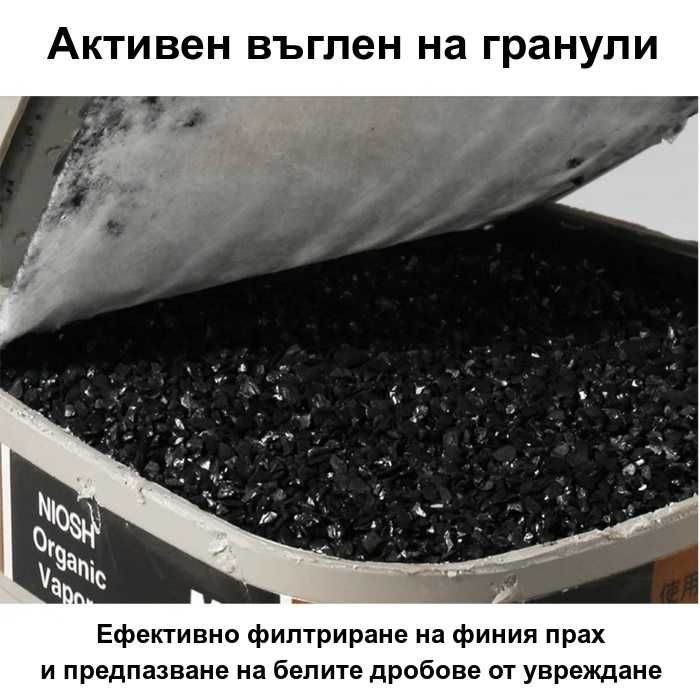 Респираторна защитна работна маска за цяло лице с филтри | 6800M