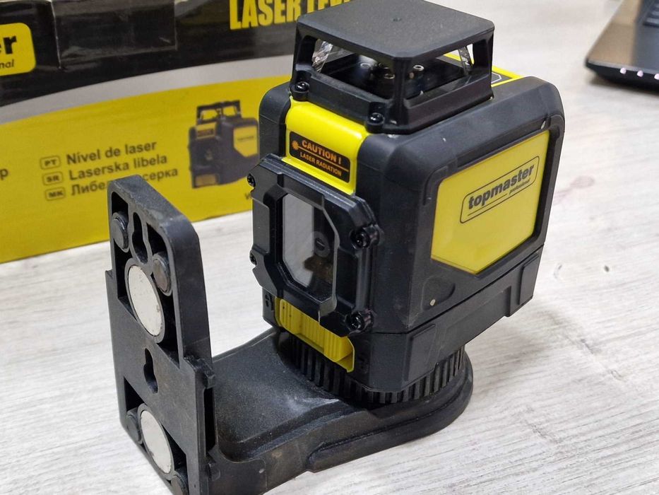 Лазерен нивелир Topmaster 1x3D TMP / 40м, зелен лъч