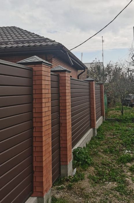 Колпак на забор столб под черепицу