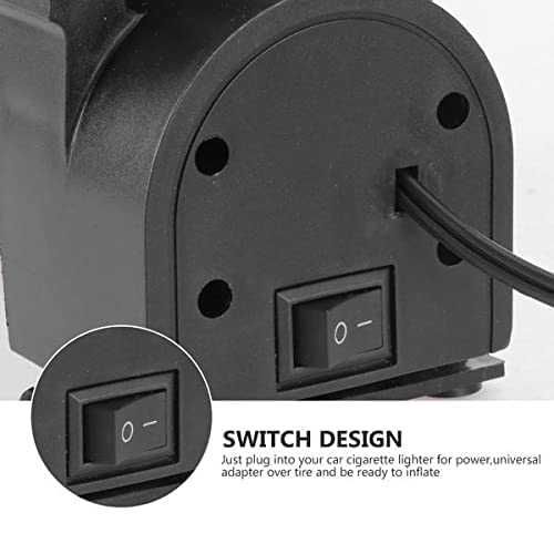 Метален компресор с манометър за гуми - 12V/120W