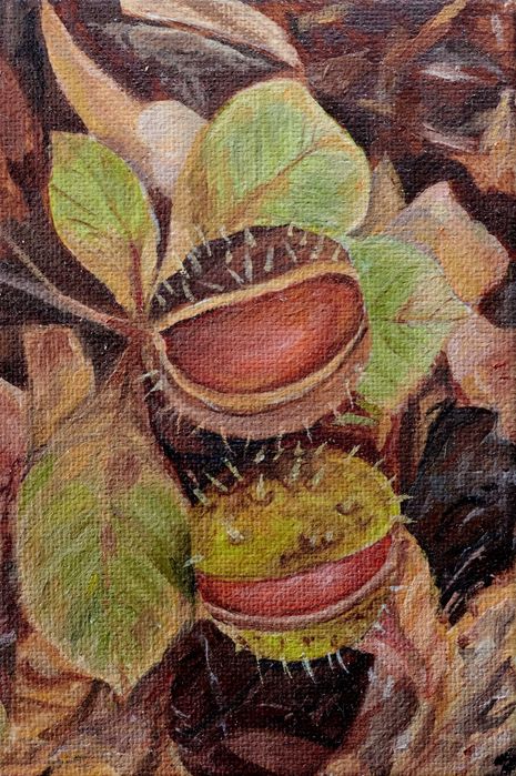 Картина Каштаны Масло