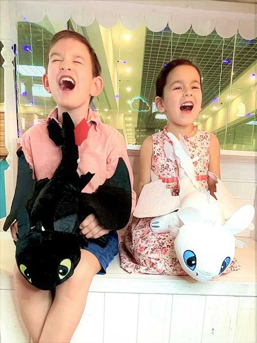 Голяма плюшена играчка Как да си дресираш дракон 25-60см