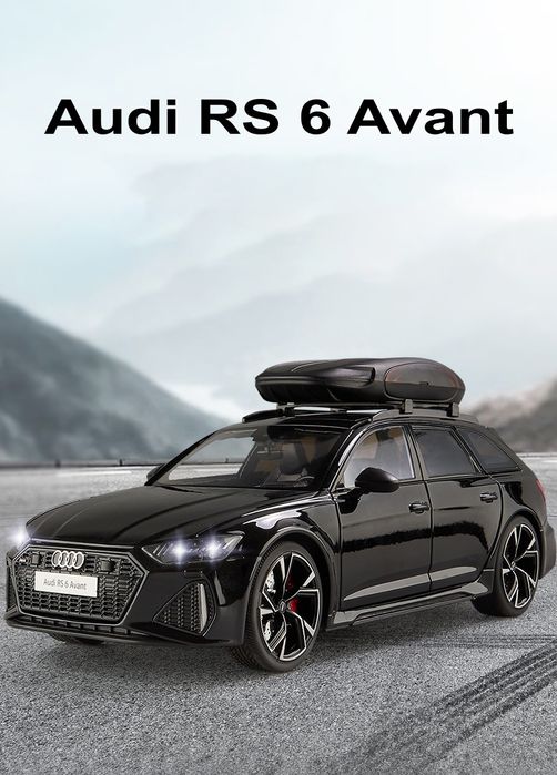 Macheta auto jucarie Audi RS6 Avant, noua, scara 1:18