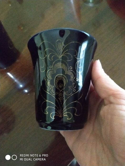 Стаканы синий кобальт.